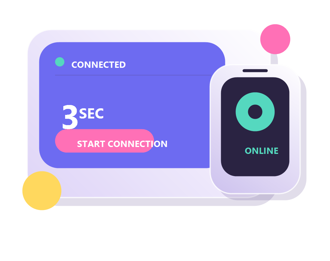 快连客户端在电脑与手机上的连接状态
